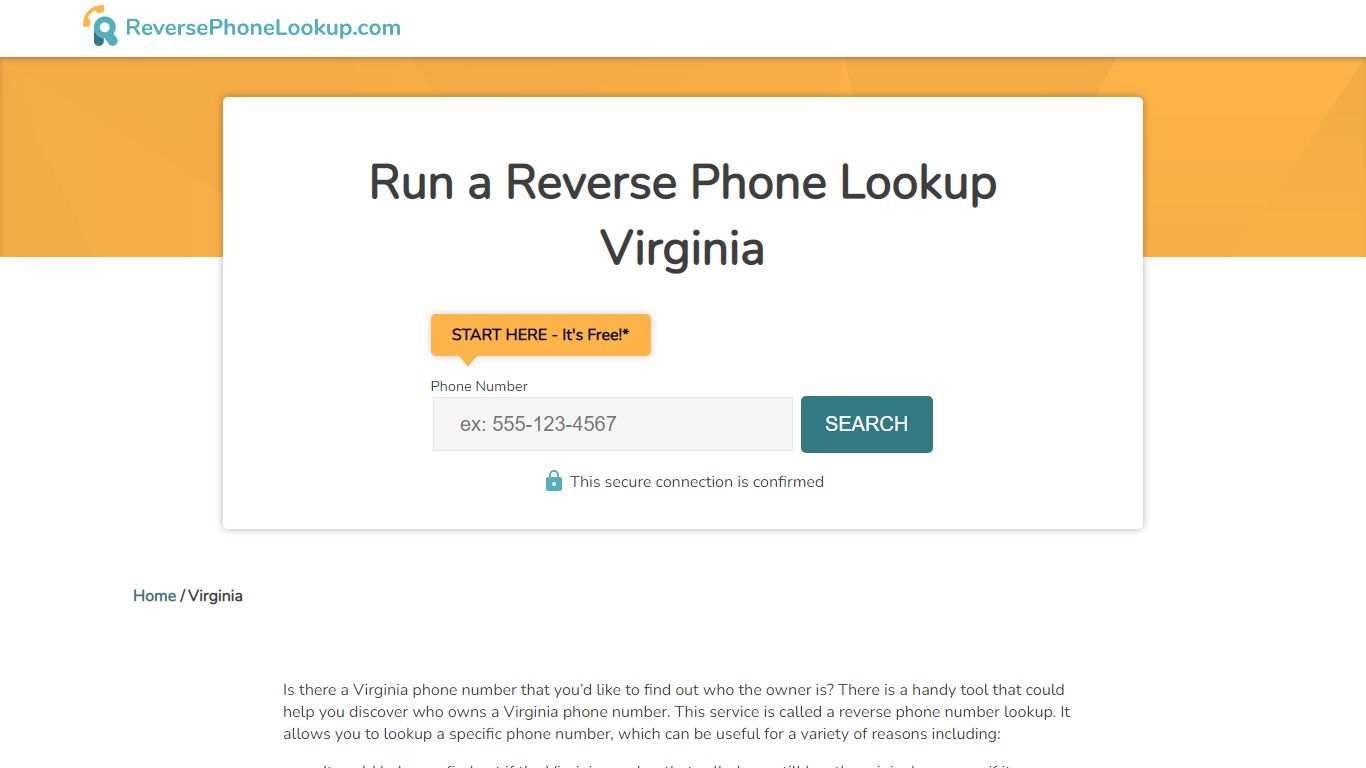 Virginia Reverse Phone Lookup - Search Numbers To Find The Owner